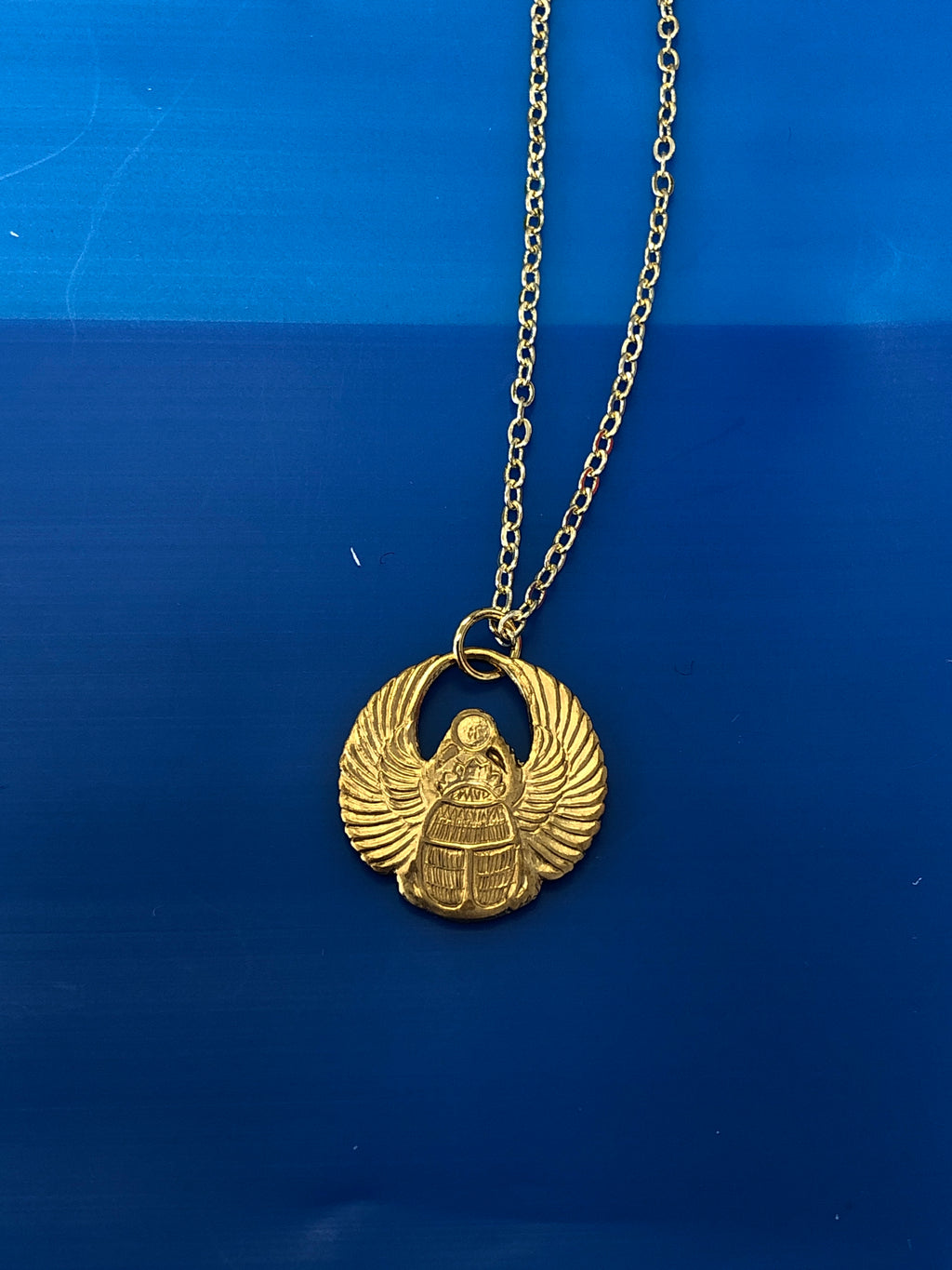 SMALL SCARAB NECKLACE