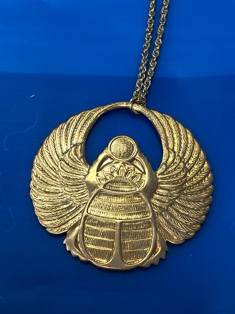 LARGE SCARAB NECKLACE