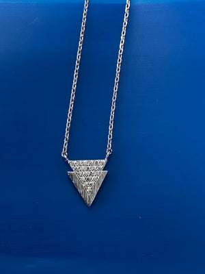 DOUBLE TRIANGLE NECKLACE