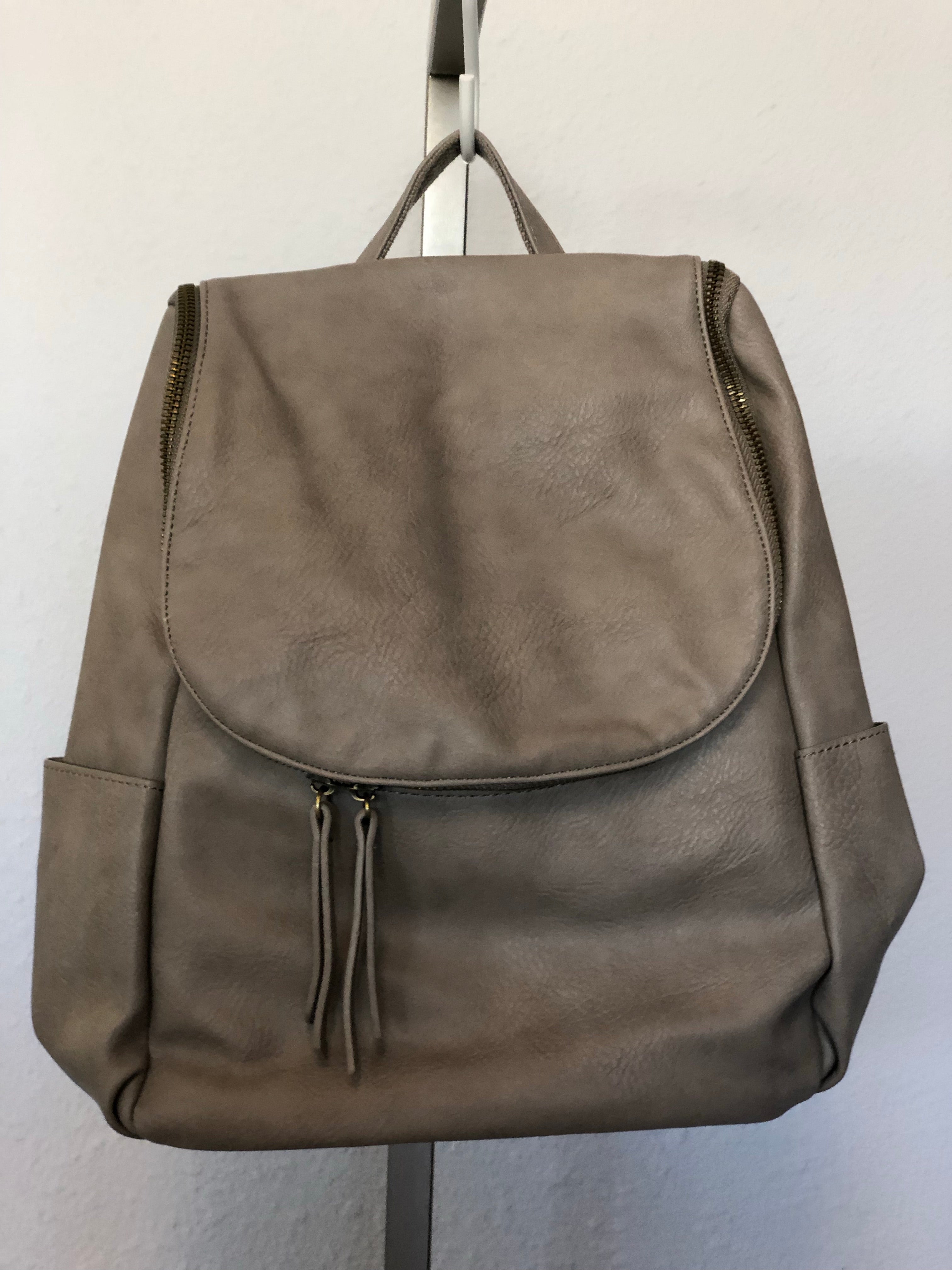 Kerri store Side Pocket Backpack Charcoal! NEW